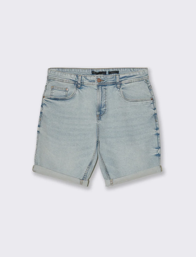 Bermuda jeans regular fit: da uomo - Denim chiaro
