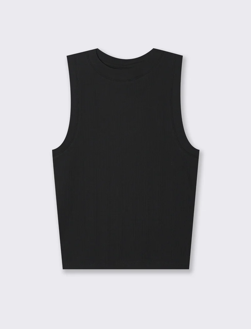 Top in maglia da donna - Nero
