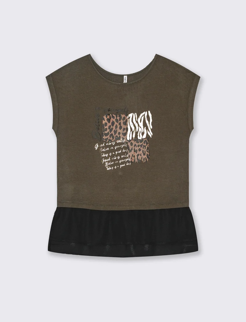 T-shirt con stampa da donna - Ve.milit.