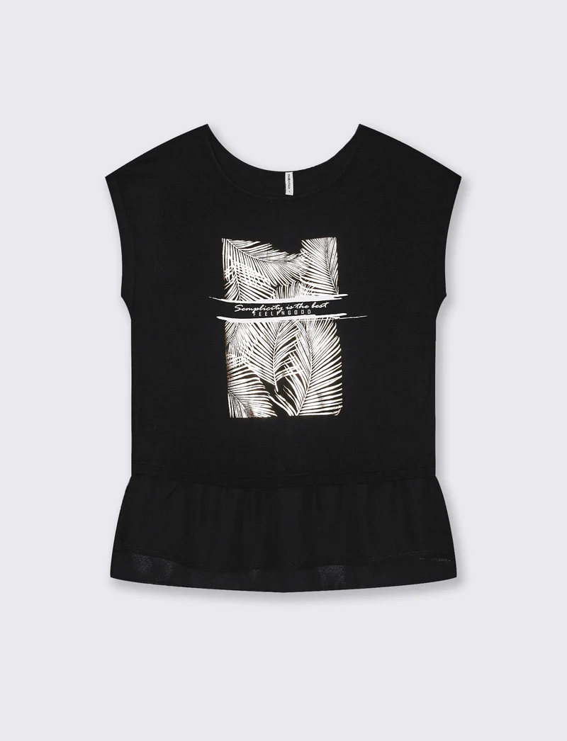 T-shirt con stampa da donna - var 1