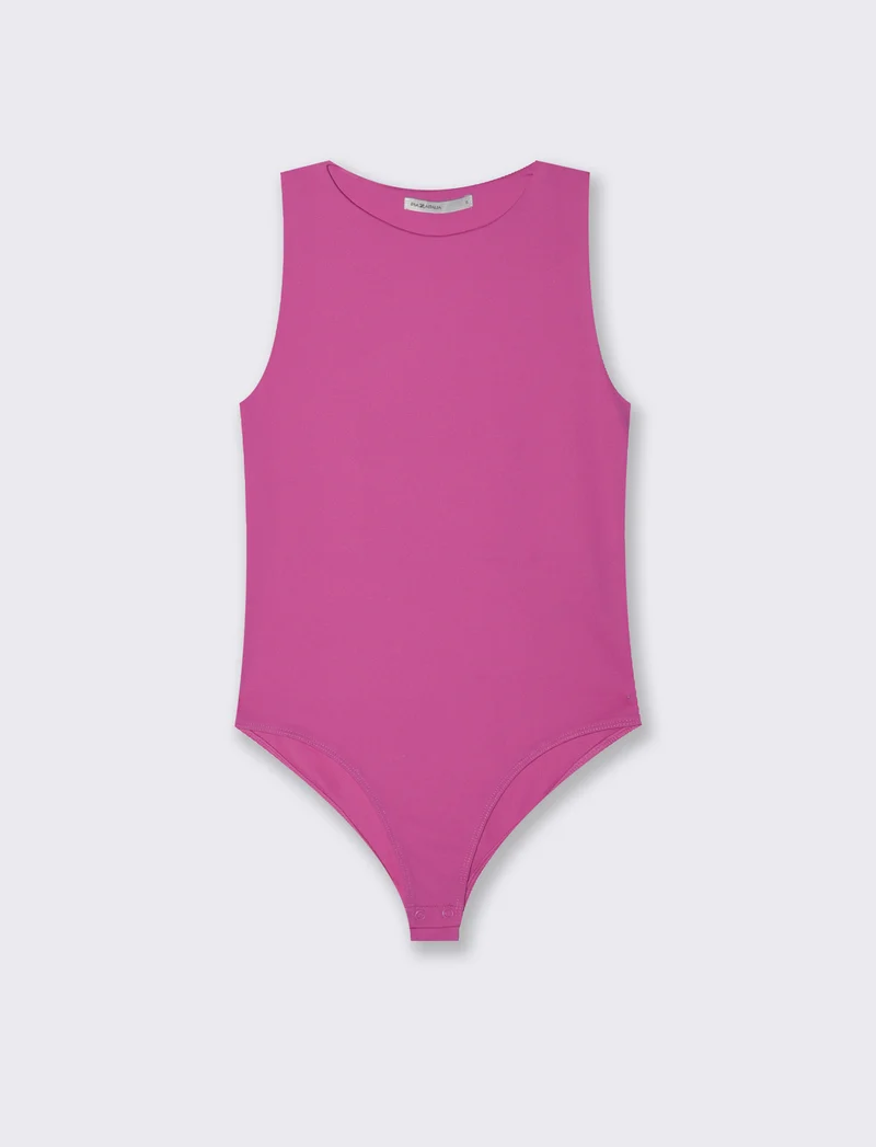Body giromanica da donna - Fuxia