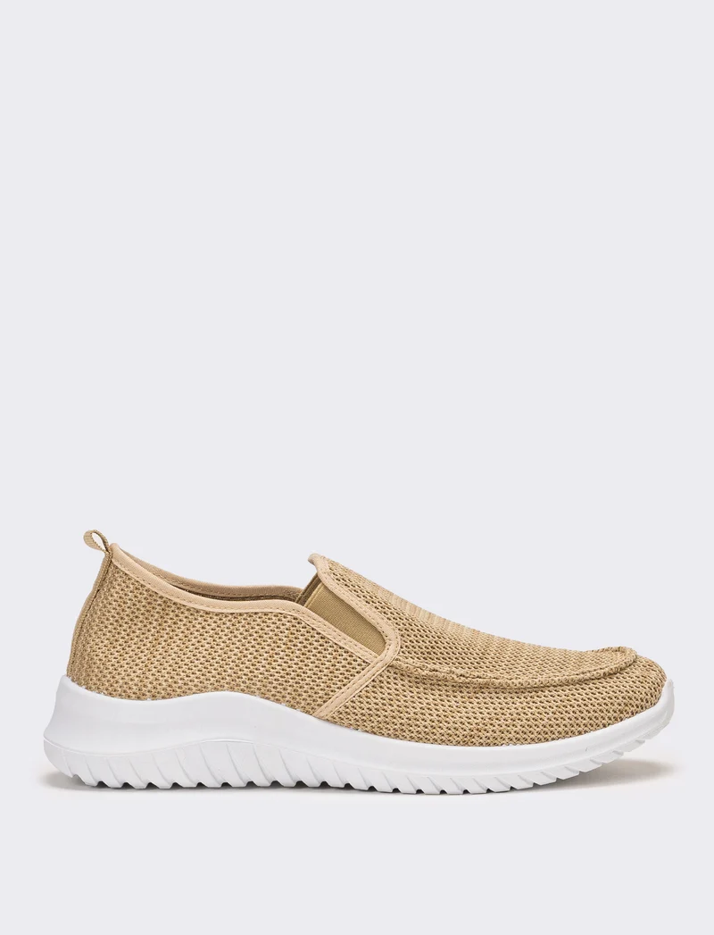 Scarpa da uomo in tessuto tecnico - Beige