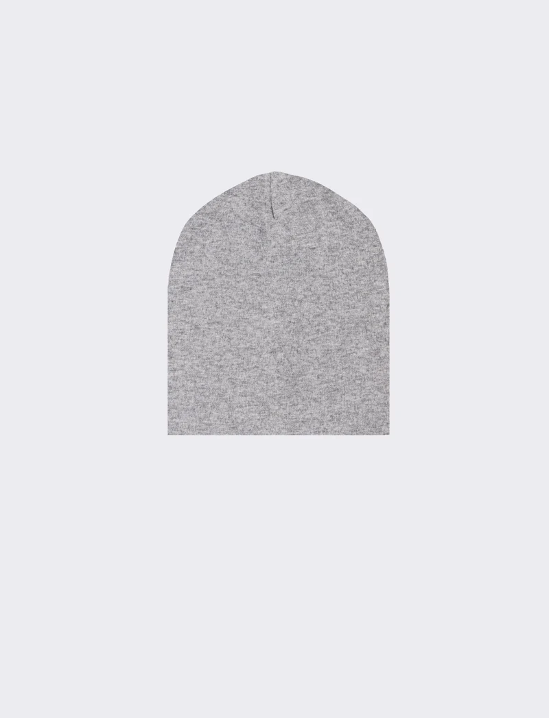 Cappello cuffia costine bambino - Grigio