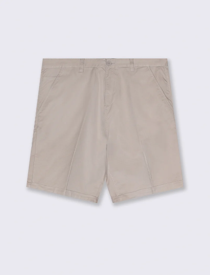 Bermuda chino regular fit da uomo - Beige