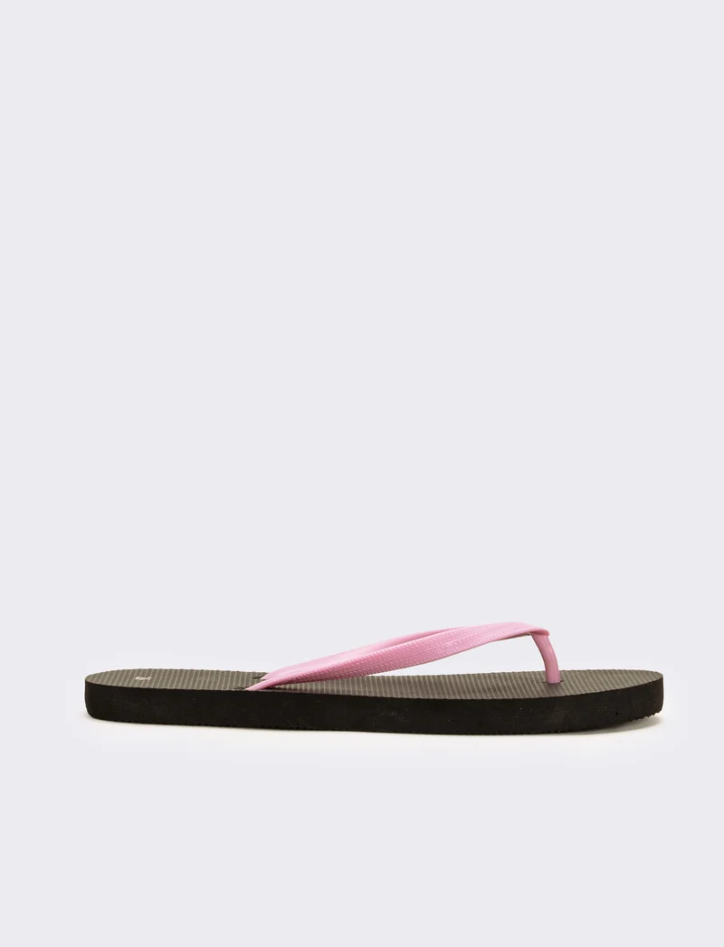 Infradito bicolor da donna - Rosa