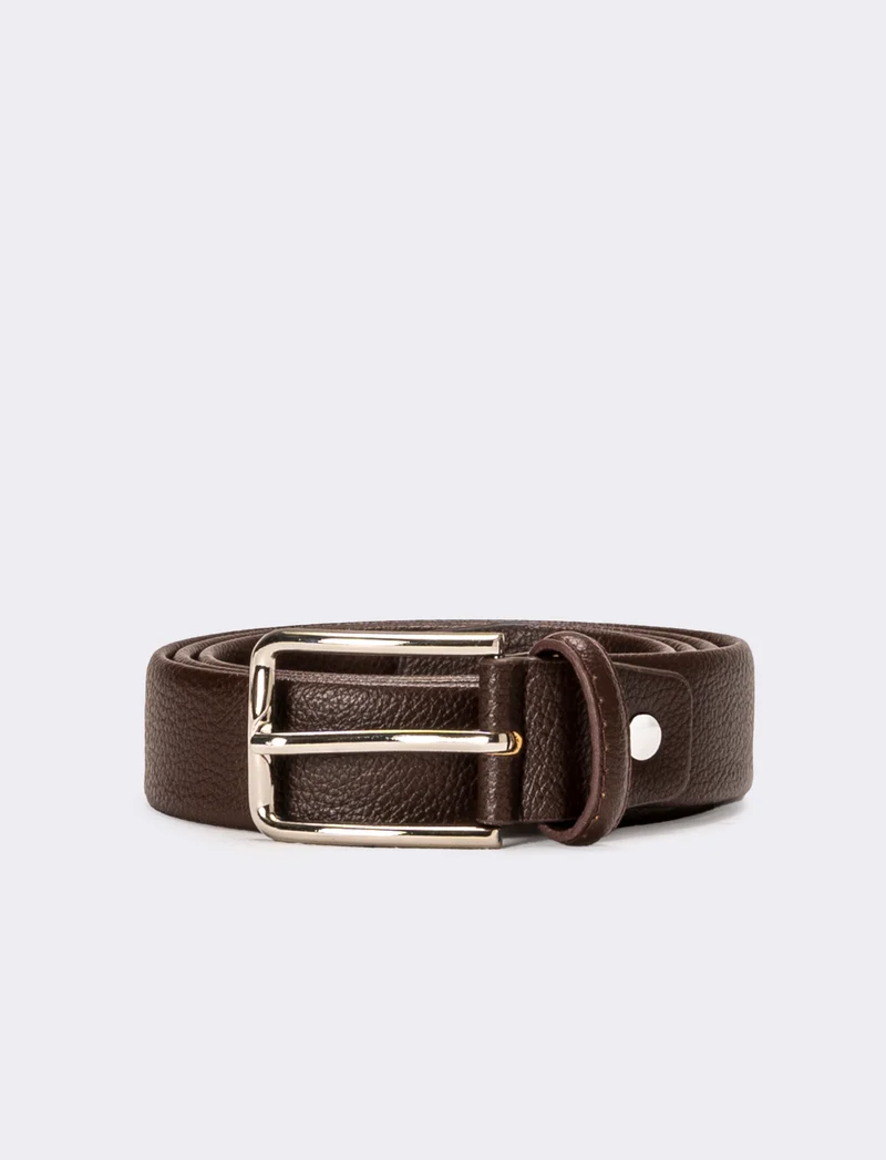 Cintura uomo saldata - Marrone