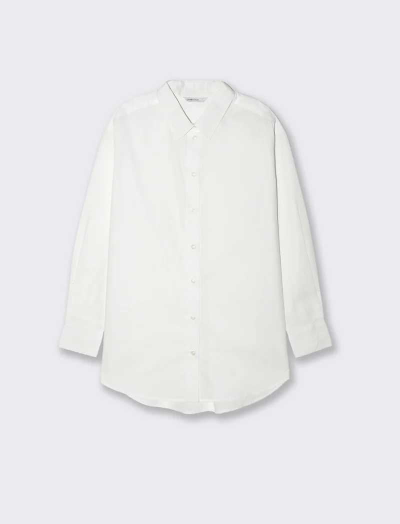 Camicia basica da donna - Bianco