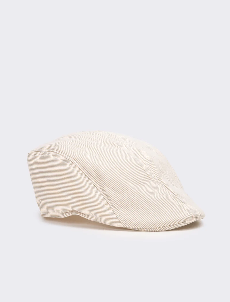 Coppola uomo in tessuto - Beige
