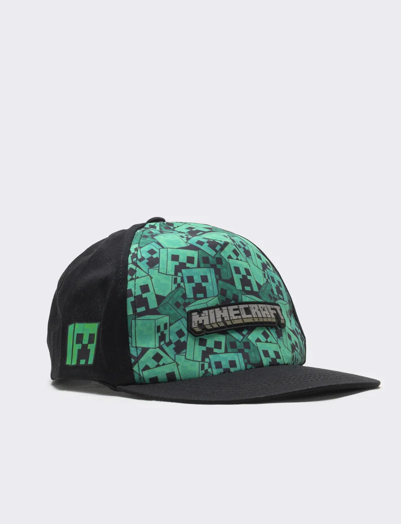 Cappello bambino baseball minecraft - Verde