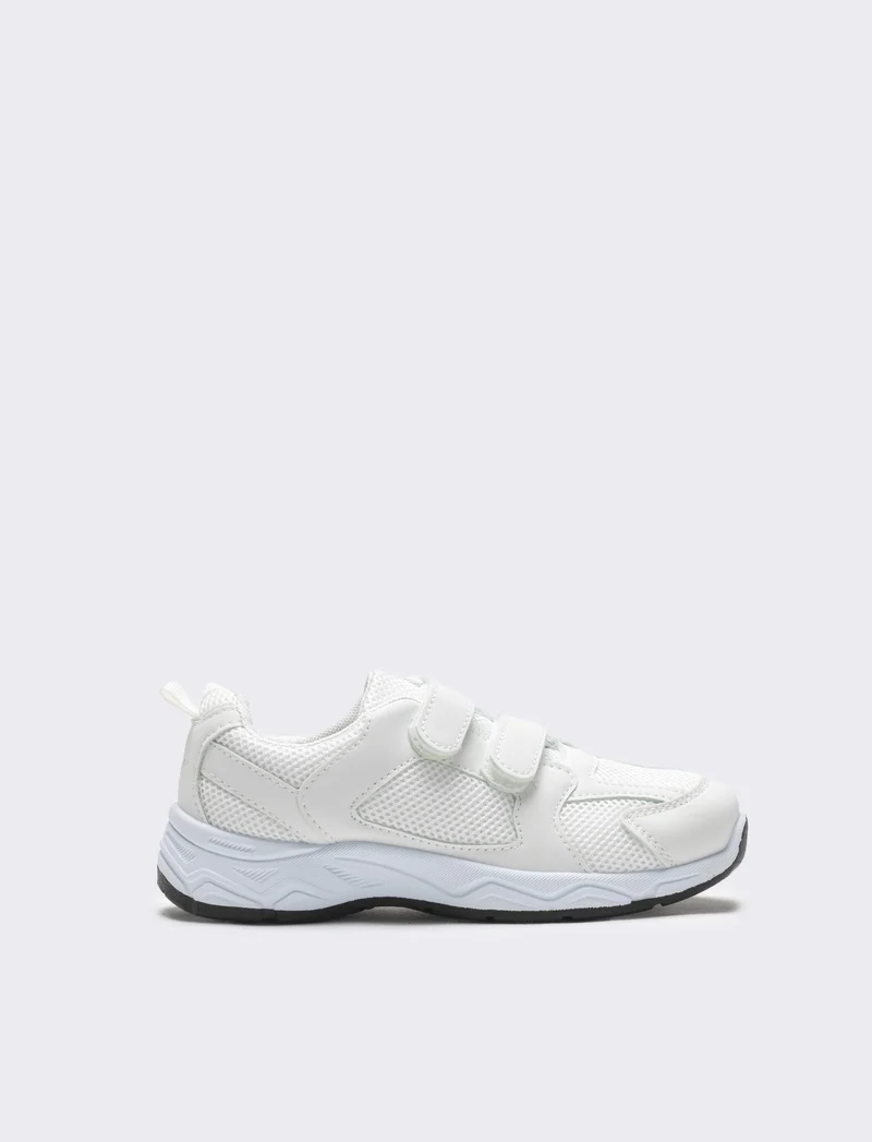 Sneakers con strappi da bambina - Bianco