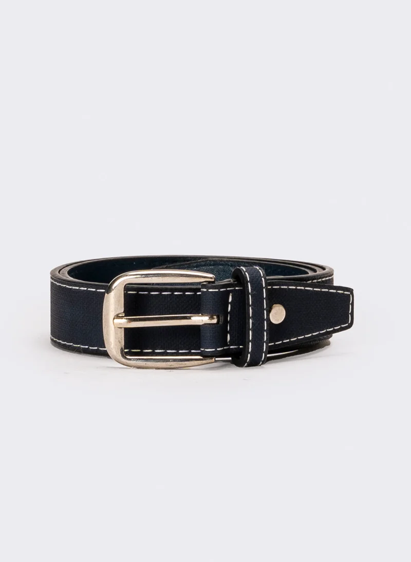 Cintura bambino con impunture - Blu