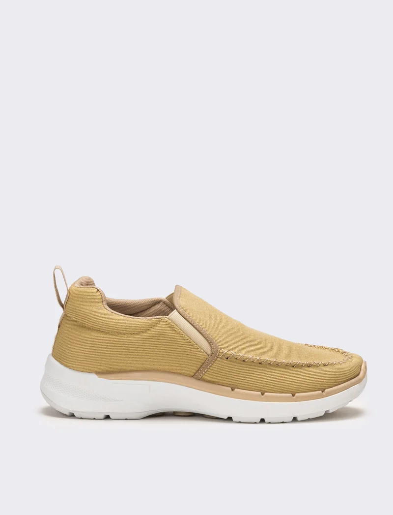 Scarpa da uomo in canvas - Beige