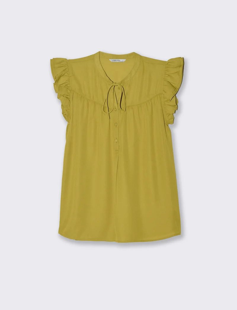 Casacca giromanica da donna - Verde pistacchio