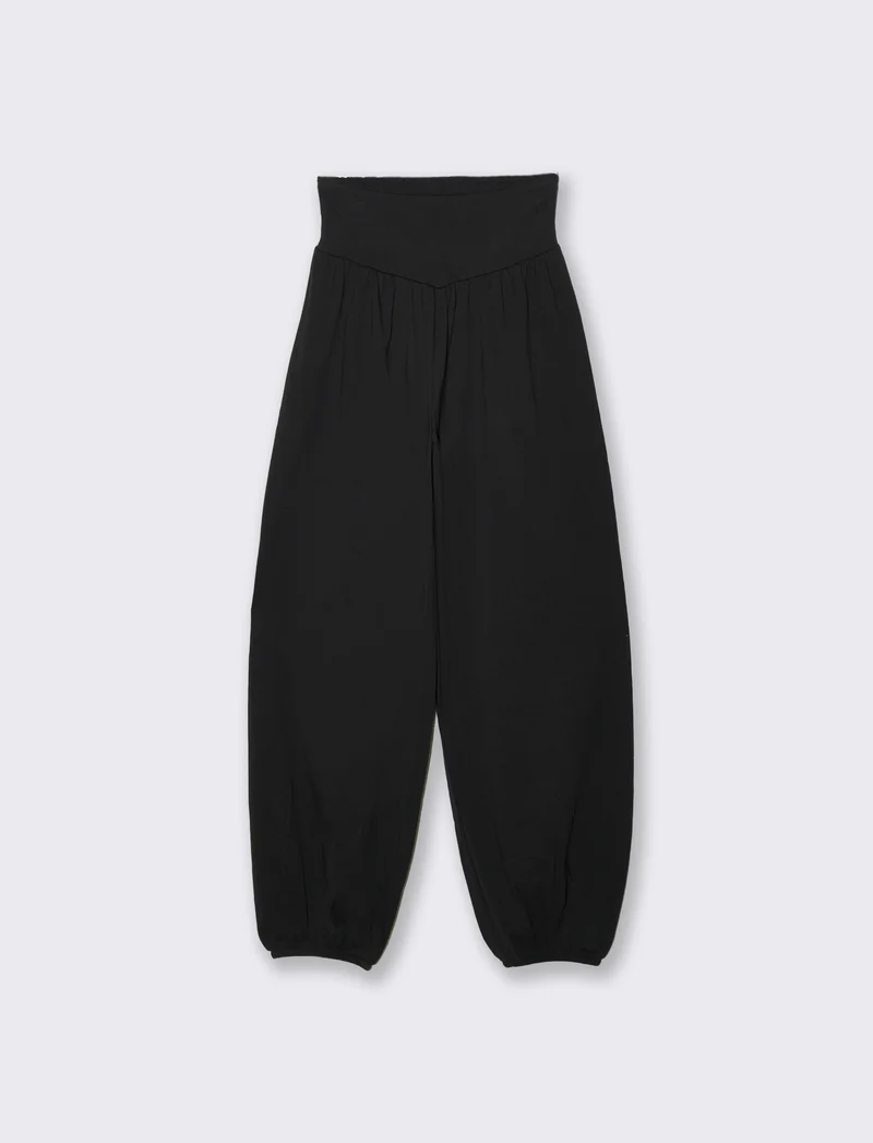 Pantalone stile odalisca da donna - Nero