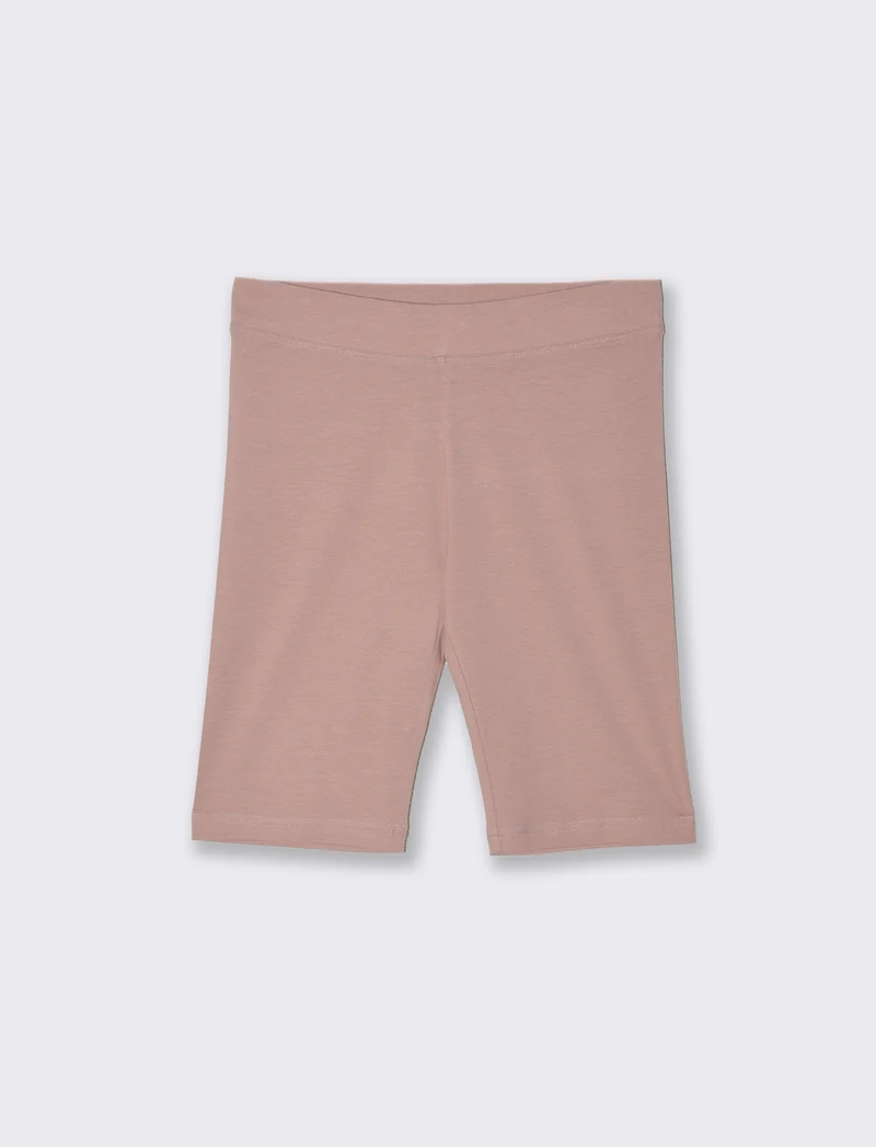 Leggings corto basico da donna - Rosa antico