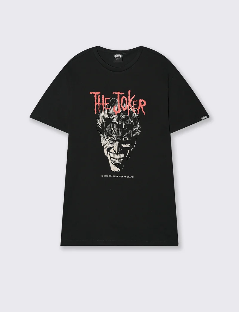 T-shirt stampa joker da uomo - Rosso