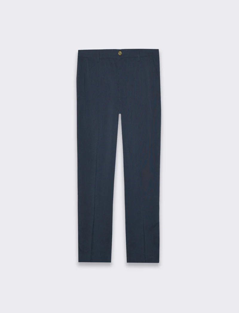 Pantaloni chino straight fit da uomo - Blu