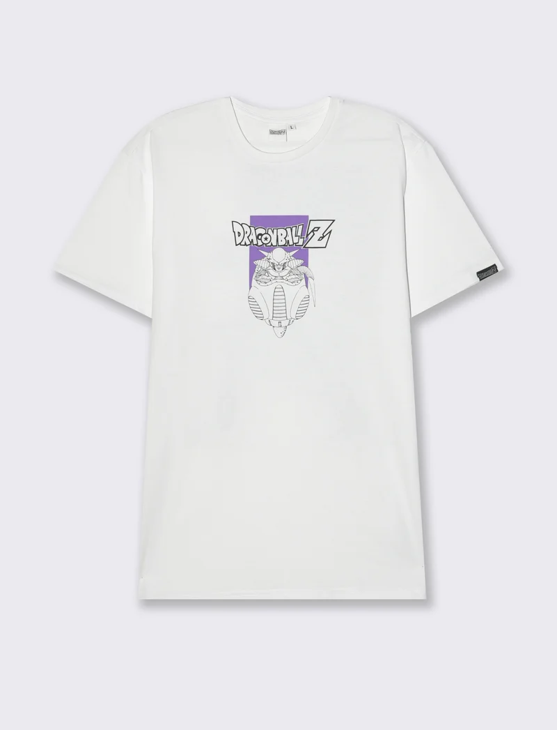 T-shirt stampa dragon ball da uomo - Bianco
