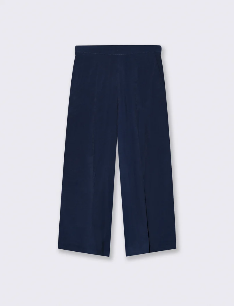 Pantalone culotte da donna - Blu