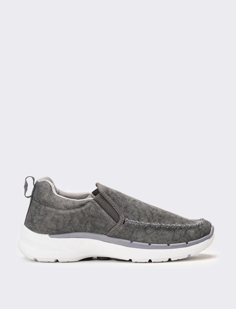 Scarpa da uomo in canvas - Grigio