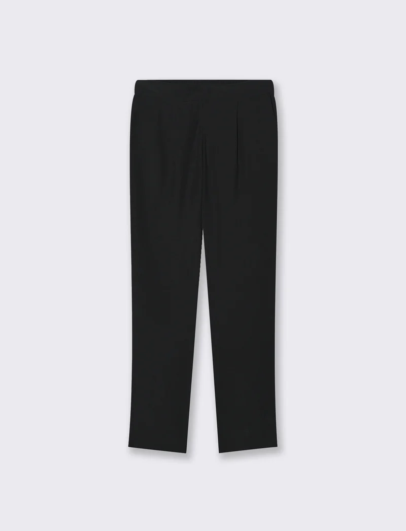 Pantalone regular fit da donna - Nero