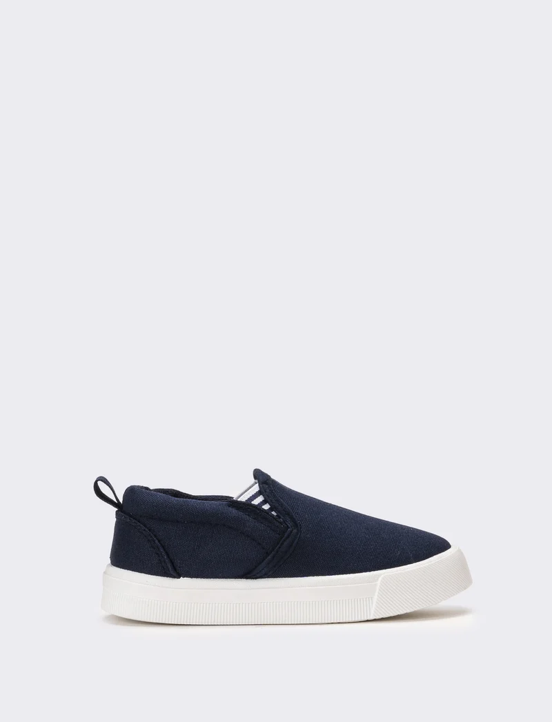 Slip-on da bambino in denim - Blu