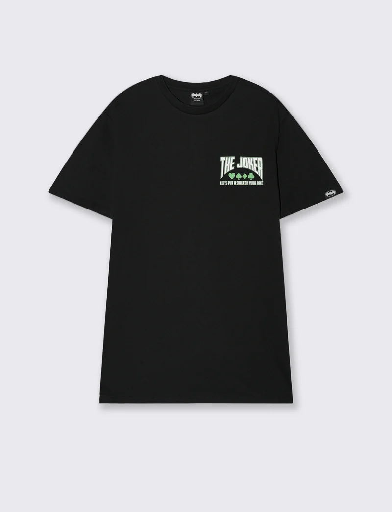 T-shirt stampa joker da uomo - Verde