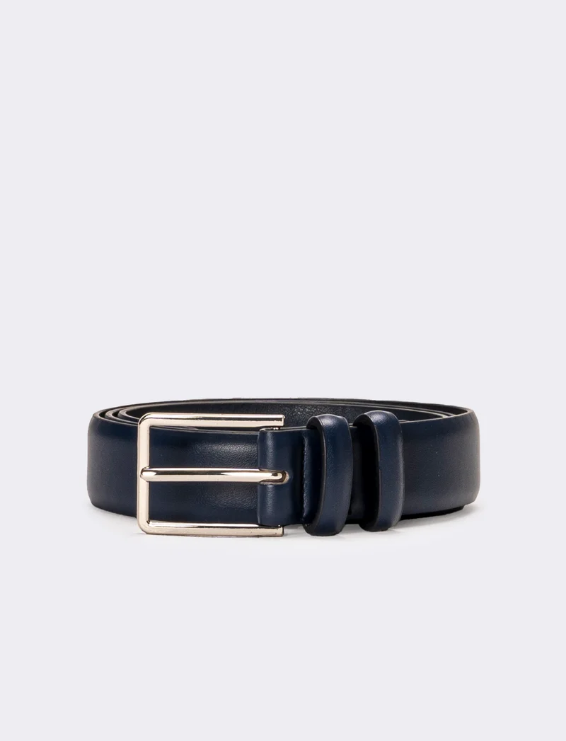 Cintura uomo bombata saldata - Blu