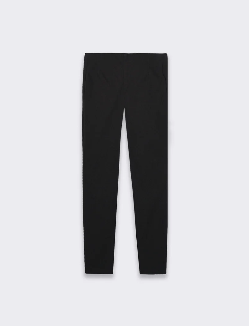 Legging in bengalina da donna - Nero