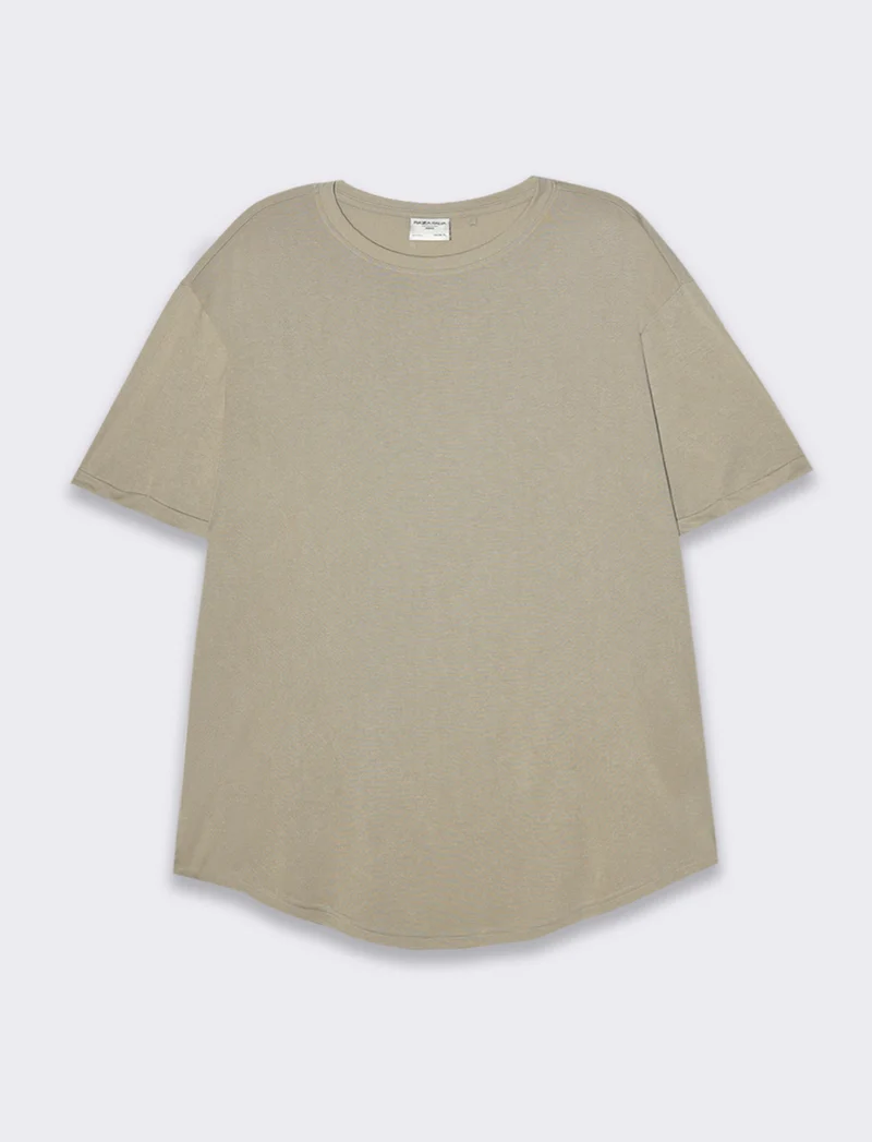 T-shirt loose fit da uomo - Sabbia