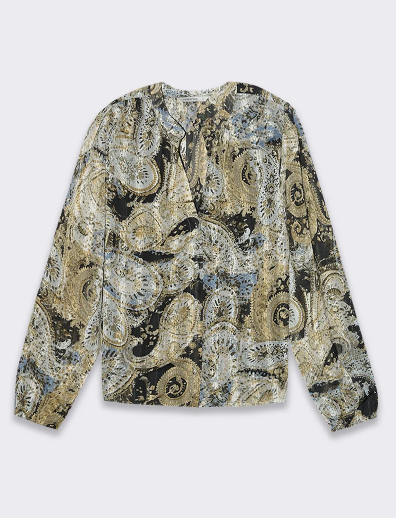 Camicia stampata da donna - var 1