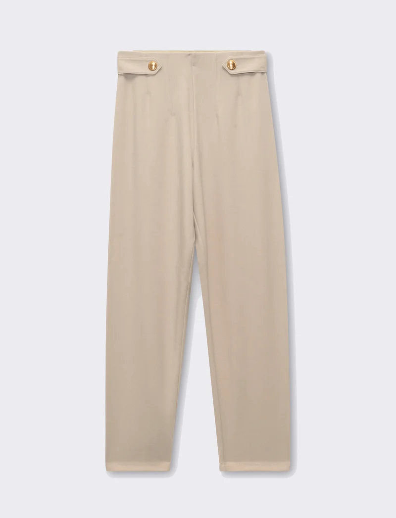 Pantalone in scuba da donna - Beige