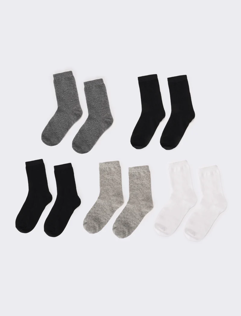 Calzini bambino set 5 paia - Grigio