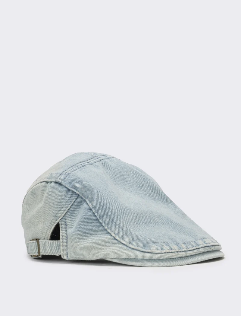 Cappello uomo coppola denim - Blu chiaro