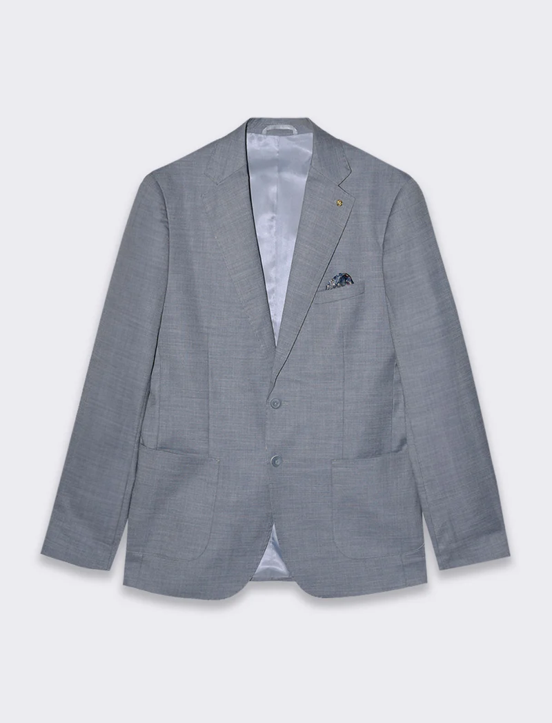 Blazer da completo formal fit da uomo - Blu
