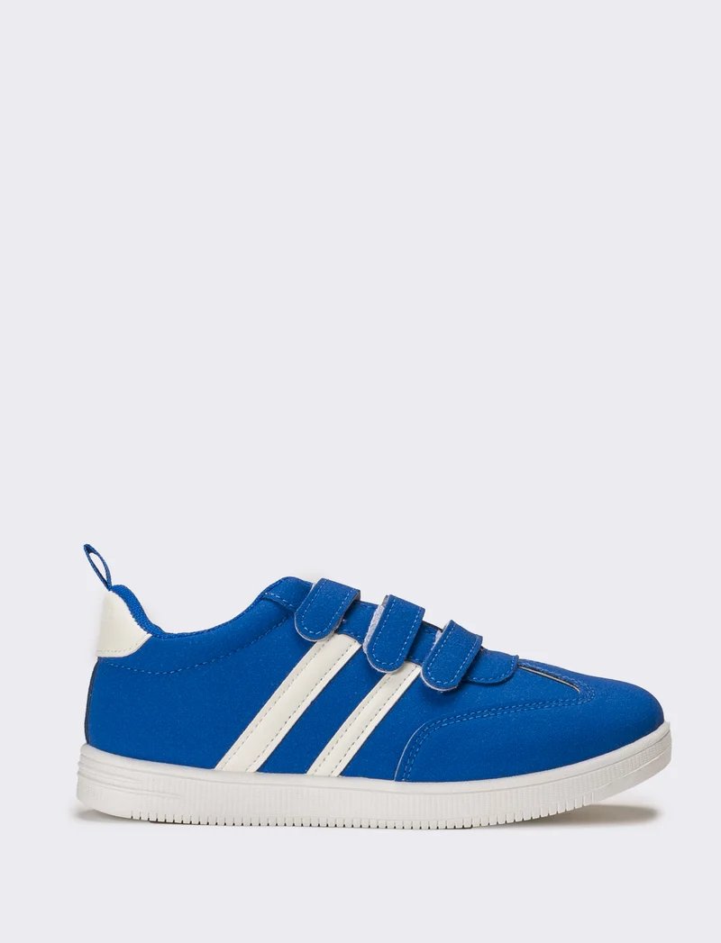 Sneakers da bambino in microfibra - Blu