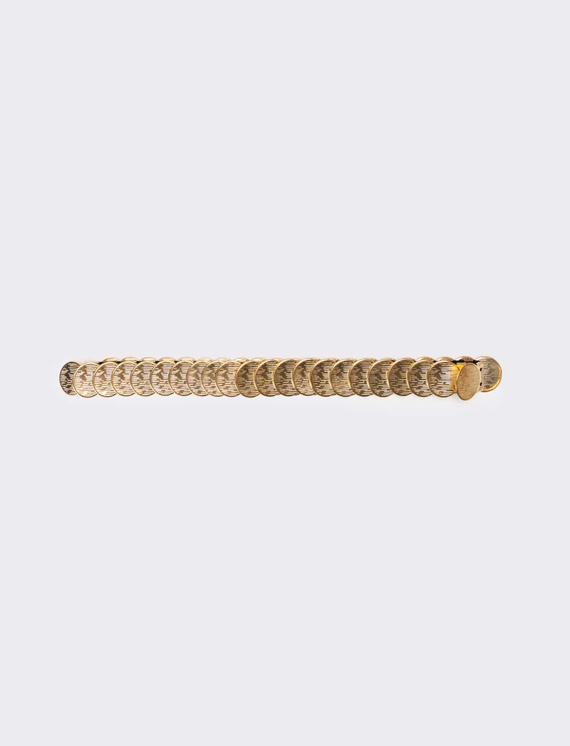 Cintura donna scaglie elastica - Oro