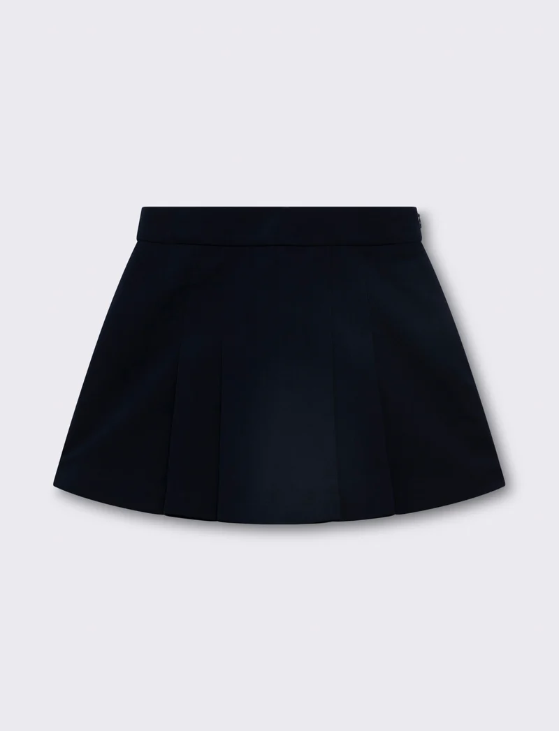 Gonna con pantaloncino da donna - Blu