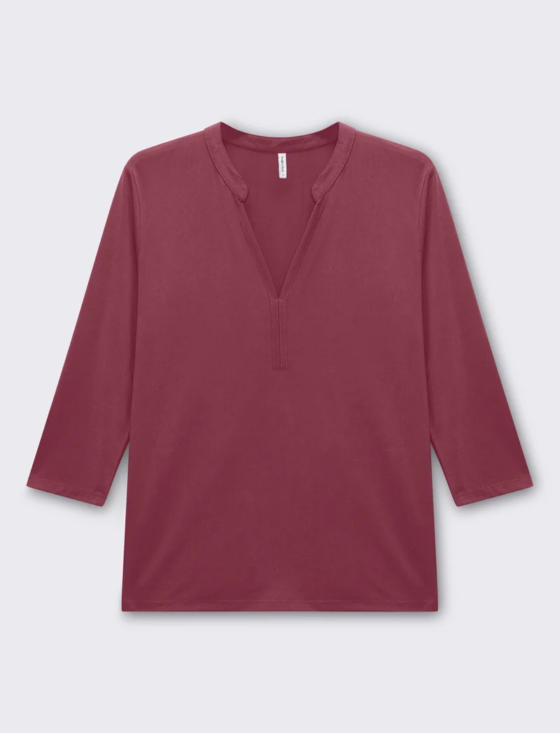 T-shirt manica 3/4 da donna - Lilla