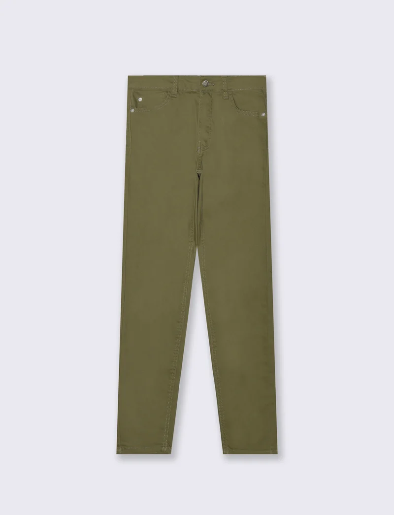 Pantalone skinny colored da donna - Kaky 1