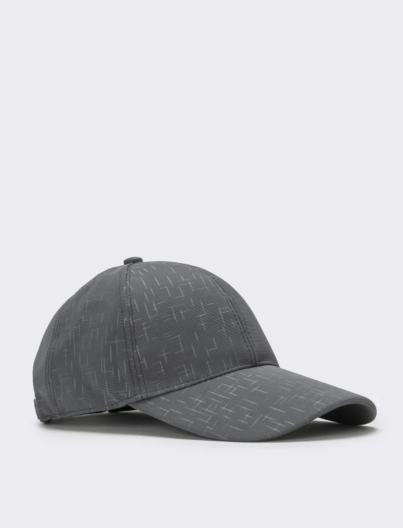 Cappello uomo baseball denim - Grigio