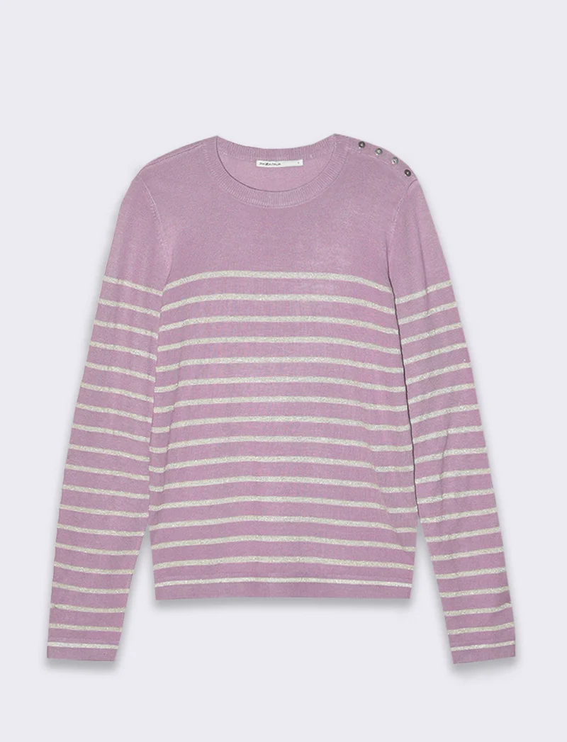 Maglia manica lunga da donna - Lilla