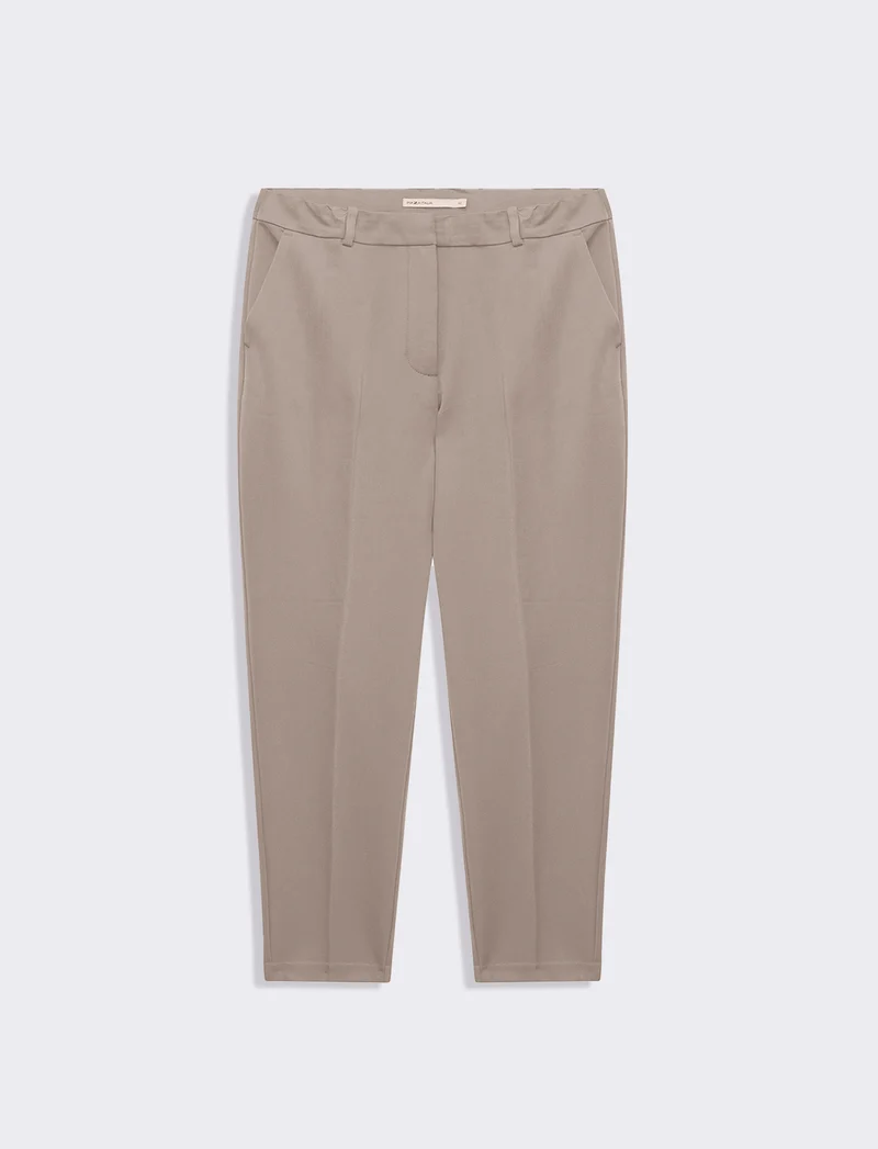 Pantalone basico da donna - Sabbia
