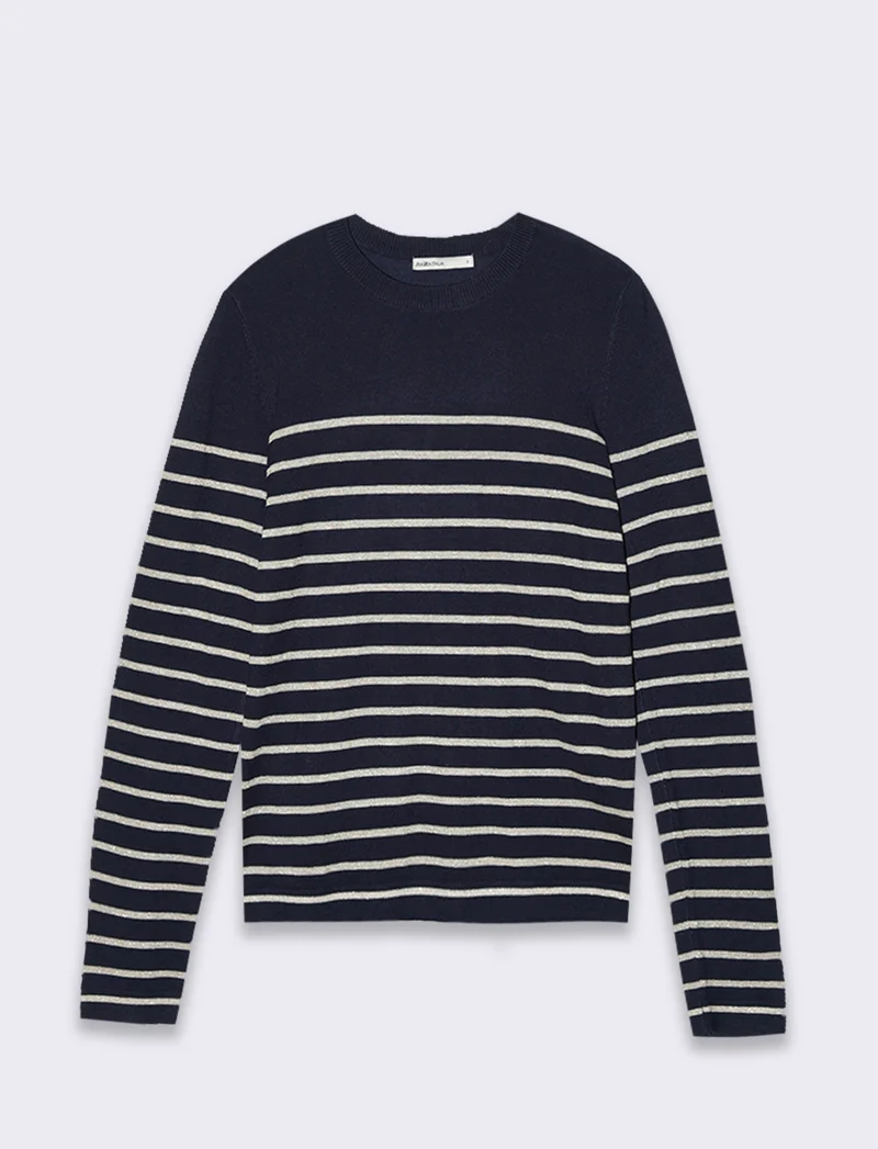Maglia manica lunga da donna - Blu