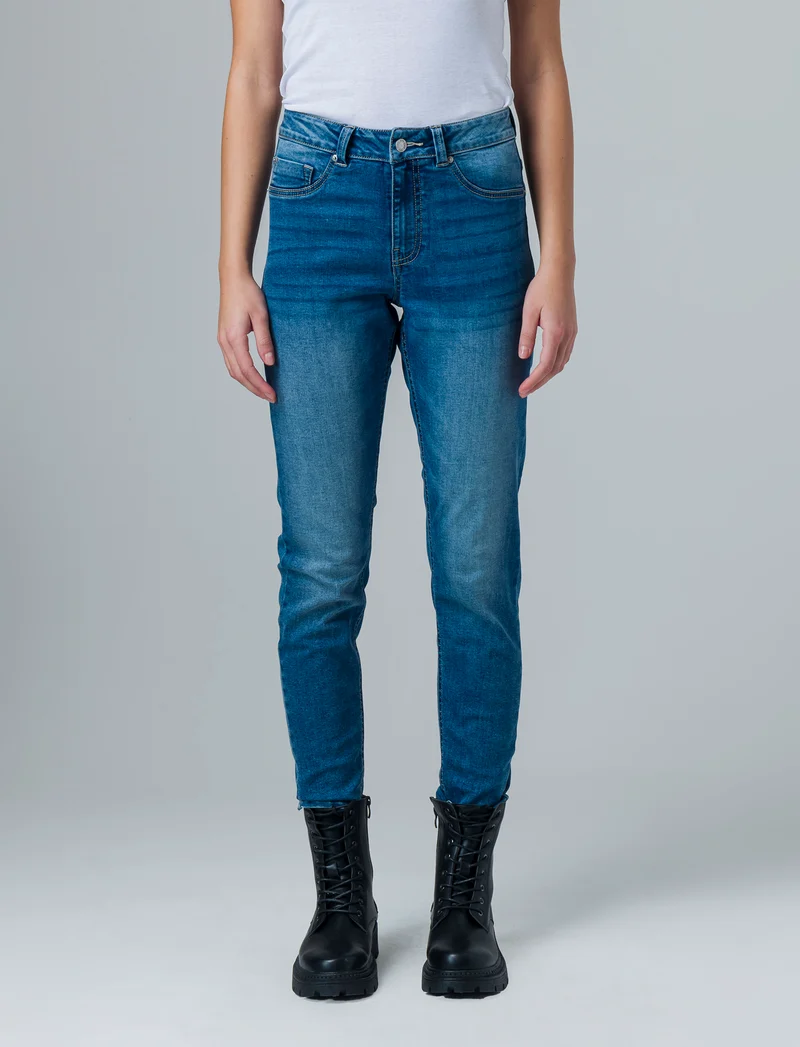 Jeans basico 5 tasche da donna - Denim