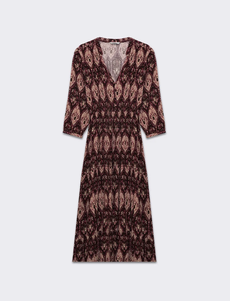 Vestito lungo con cintura da donna - var 2