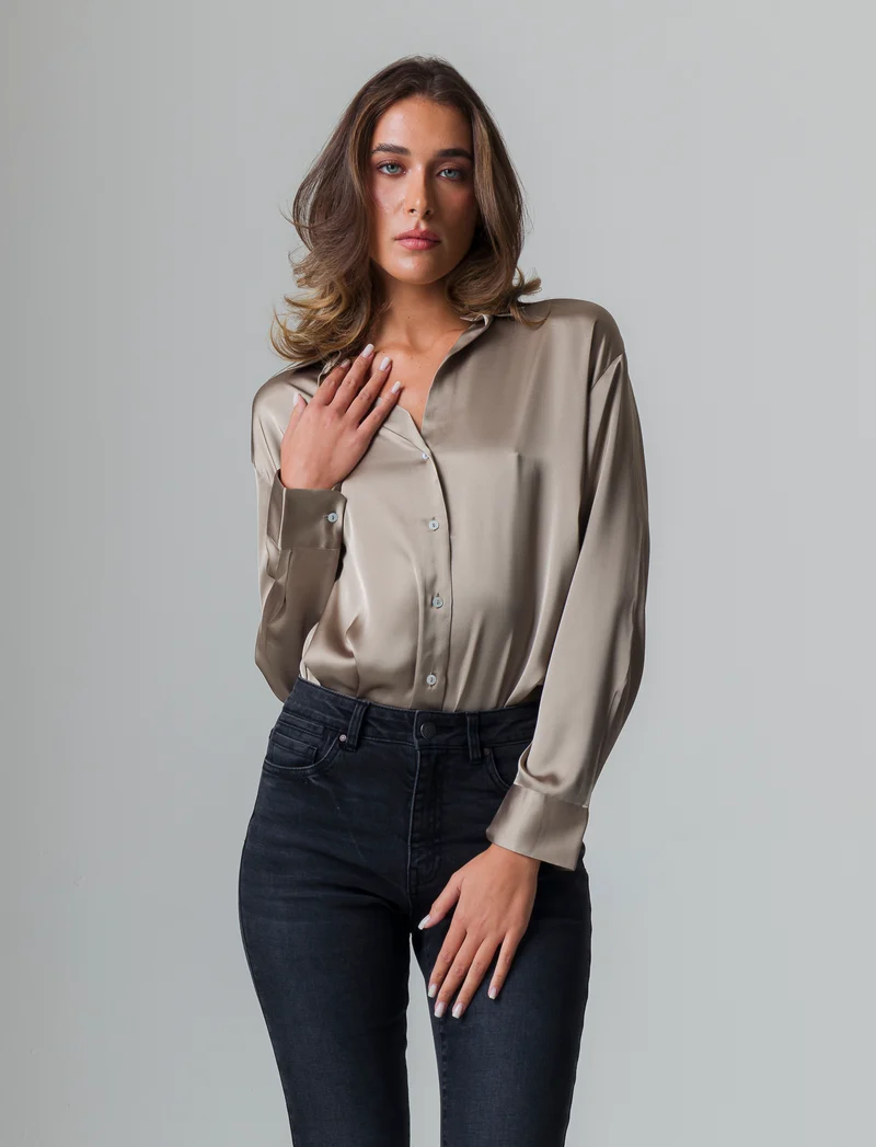 Camicia da donna - Sabbia