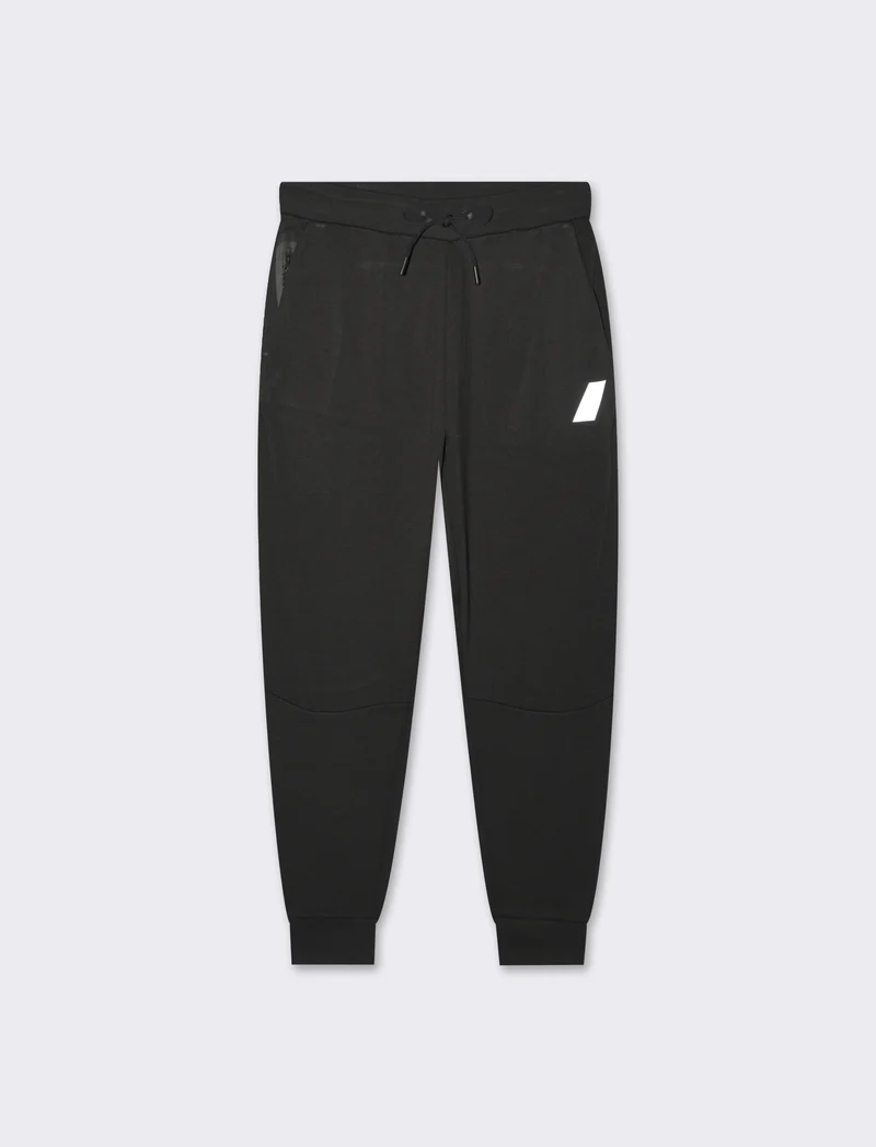 Pantaloni sportivi in interlock: da uomo - Nero