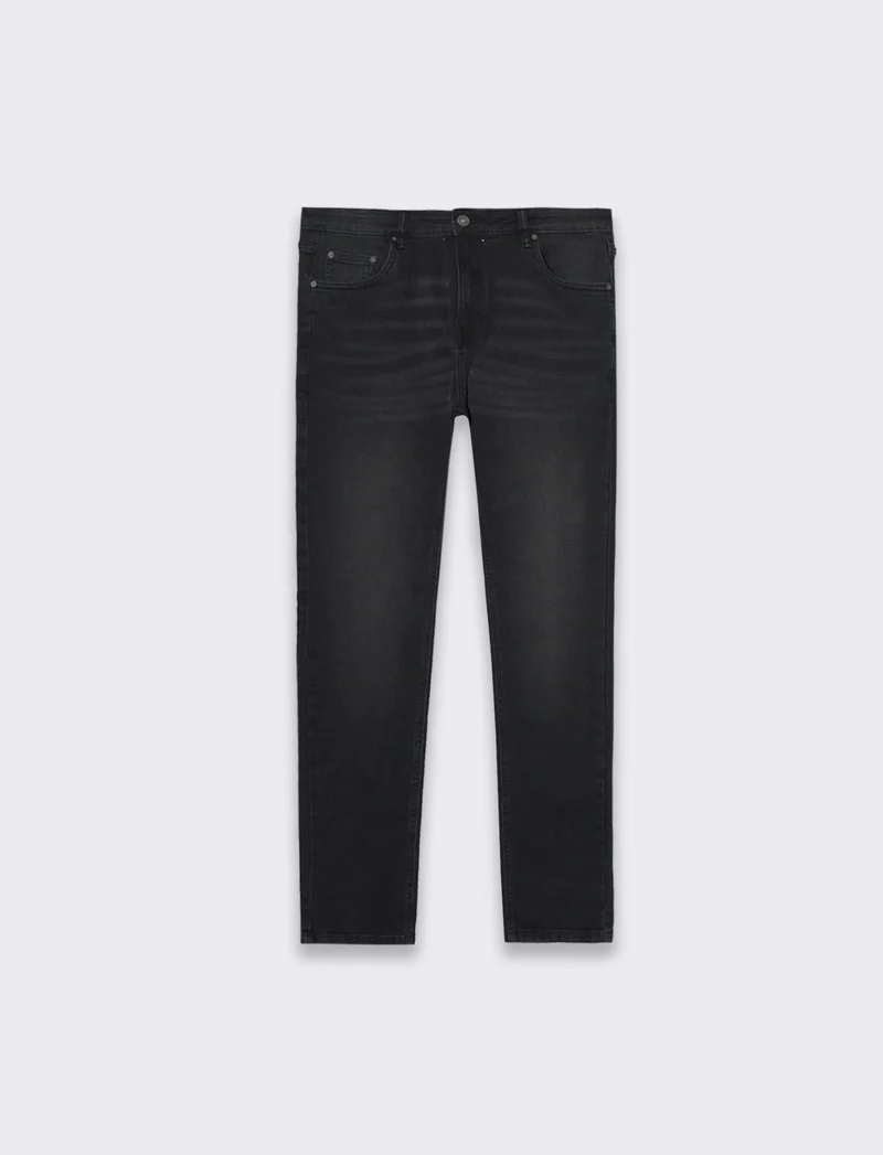 Jeans skinny fit nero da uomo - Nero