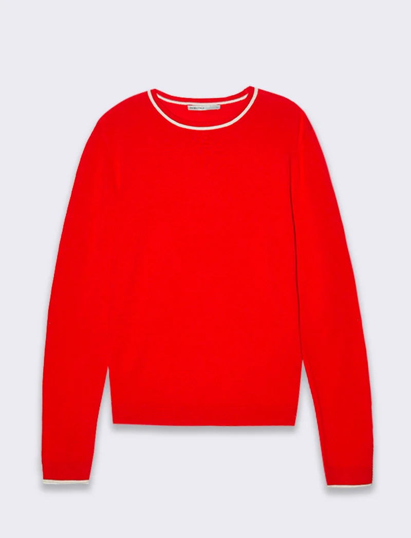 Maglia manica lunga da donna - Rosso